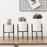 مزهريات سيراميك على الطراز الاسكندنافي